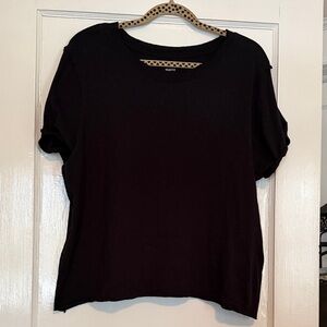Maeve Black Short Sleeve Tee